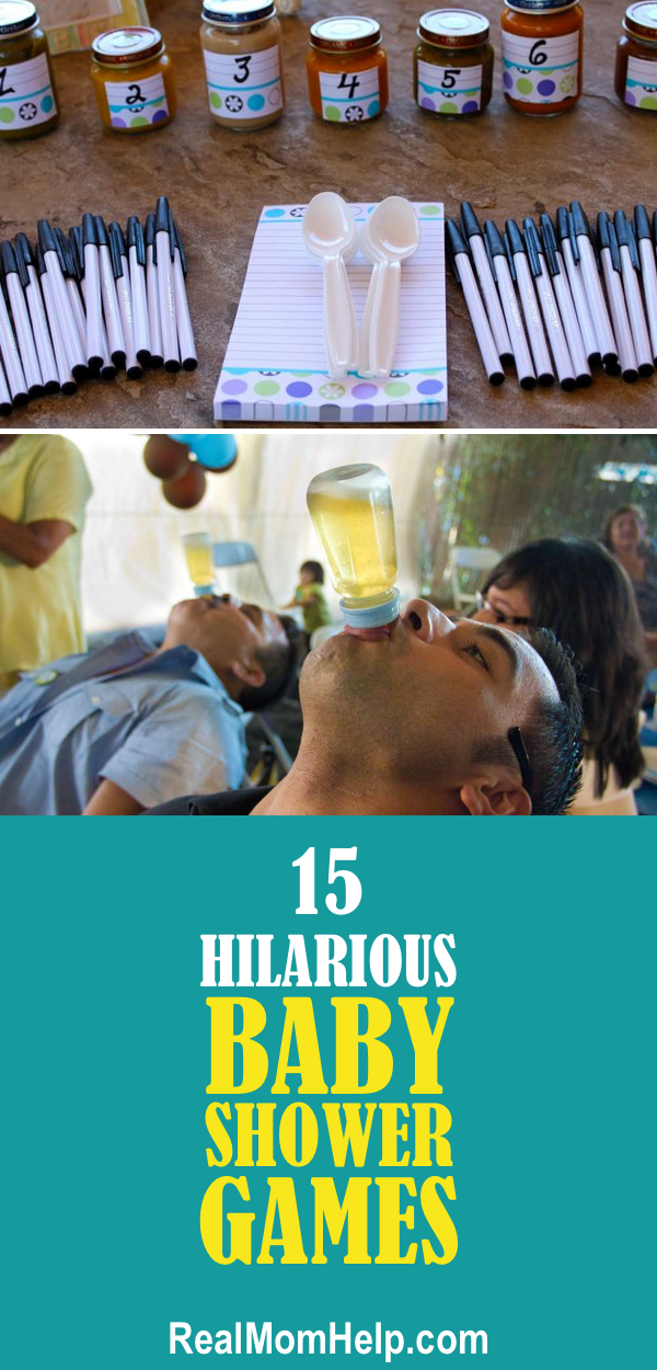 15 Hilarious Baby Shower Games Boy Baby Shower Games Baby Shower 