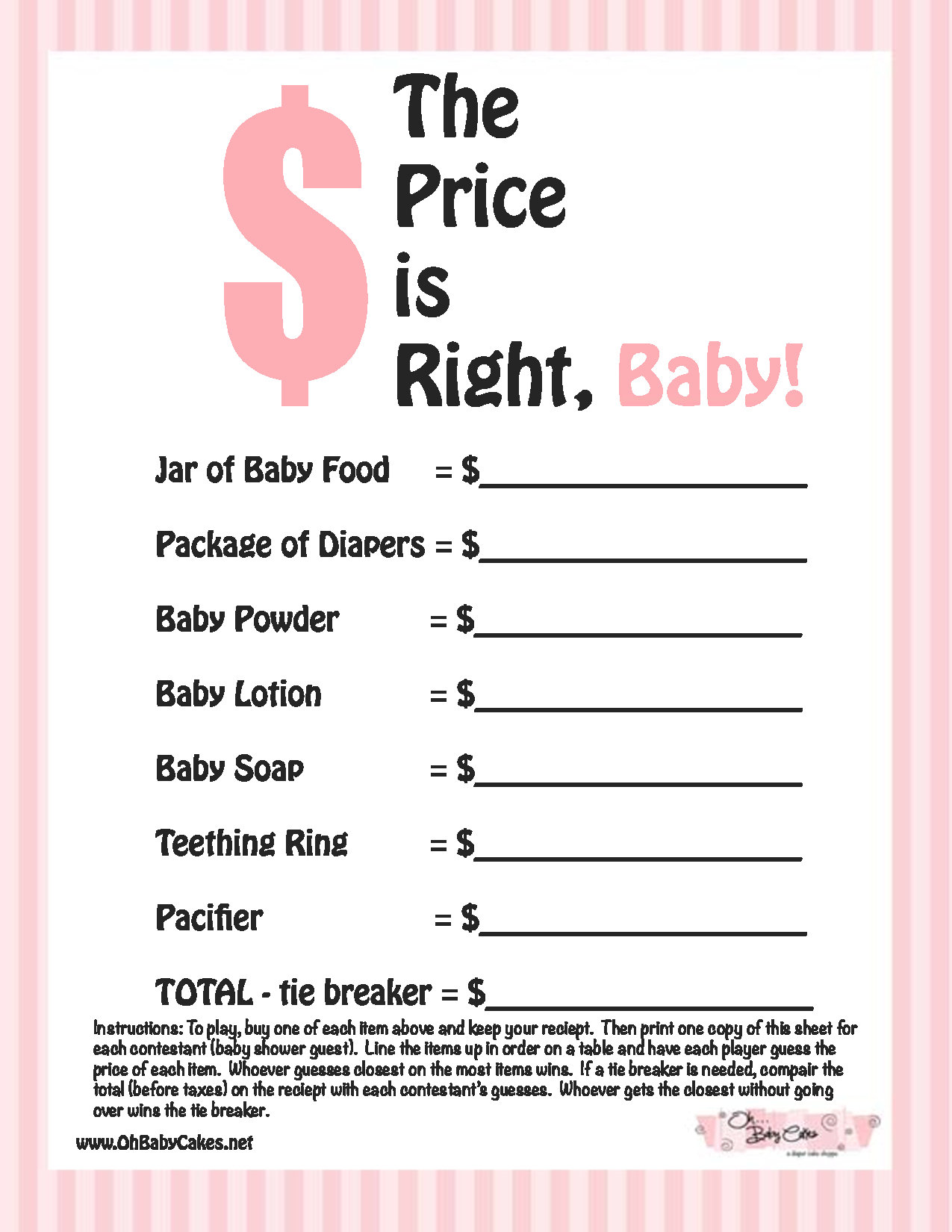 Baby Shower Games Printable With Answer Key Clouds Baby Shower 