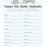 Boy Little Peanut Baby Animal Game Template Baby Animal Games Baby