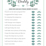 Free Gender Neutral Mommy Or Daddy Baby Shower Game I Spy Fabulous
