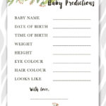 Free Printable Baby Shower Games Megzie Free Baby Shower Printables