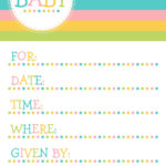 Free Printable Baby Shower Invitations Cupcake Clipart