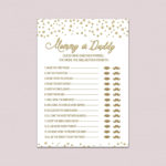 Free Printable Mommy Or Daddy Baby Shower Game PrintableTemplates