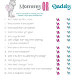 Guess Who Mommy Or Daddy Great Baby Shower Game Baby Shower Fun