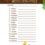 Jungle Safari Baby Shower Games Word Scramble 3 99 Baby Shower