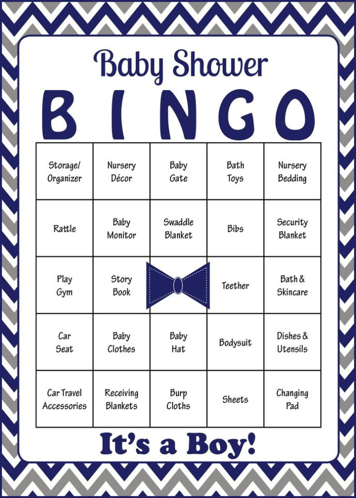 Printable Baby Shower Games For Guys