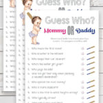 Matching Gift Tracker Included Guess Who Game With Baseball Theme In