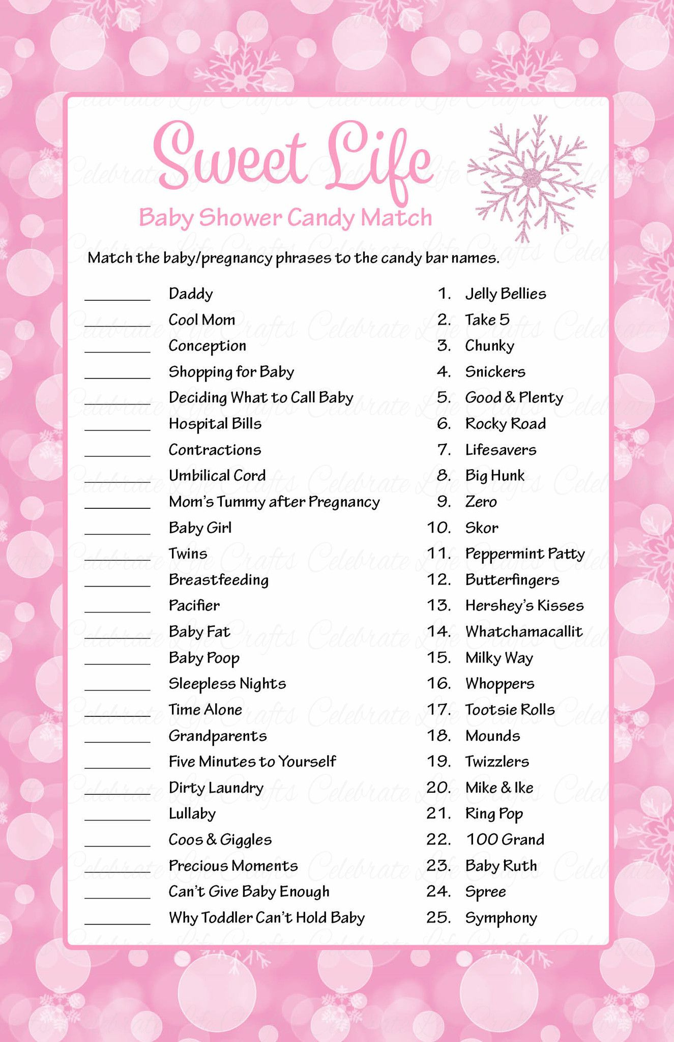 Pin On Baby Shower Games Activities