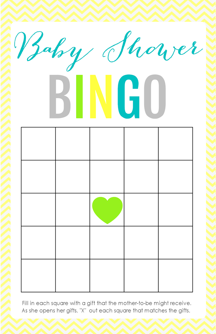 Printable Baby Shower Games The Girl Creative