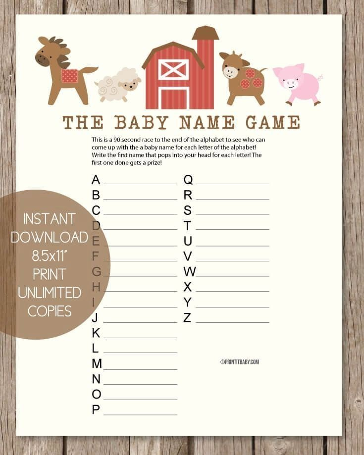 Printable Left Right Baby Shower Game Gray Feathers 1000 Baby 