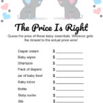 The Price Is Right Baby Shower Game Baby Shower Printable Etsy